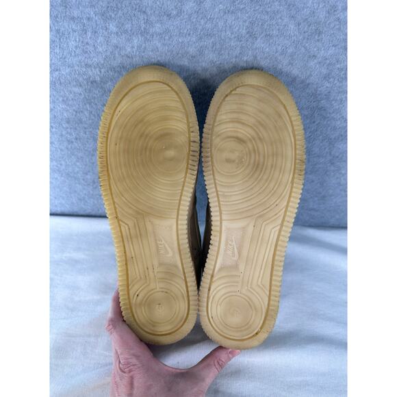Nike Men’s sz 6.5 Air Force 1s Neutral Sand Suede AF1 Sneakers - Picture 10 of 11